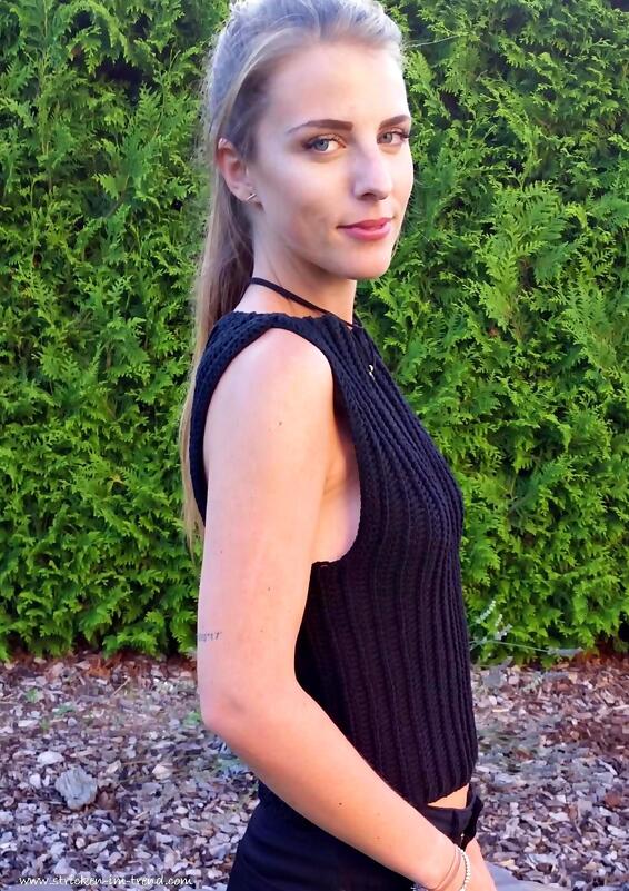 Crochet pattern for sleeveless Top in all sizes | BLACK#BEAUTY - Image 7