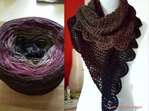 Tuch "Marie" mit Bogenmuster