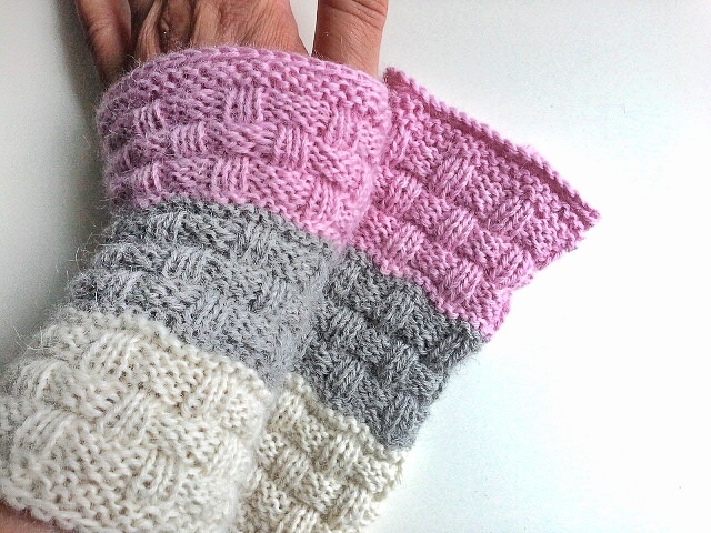 Classics - Handstulpen stricken Flechtmuster 2 Versionen - Bild 6