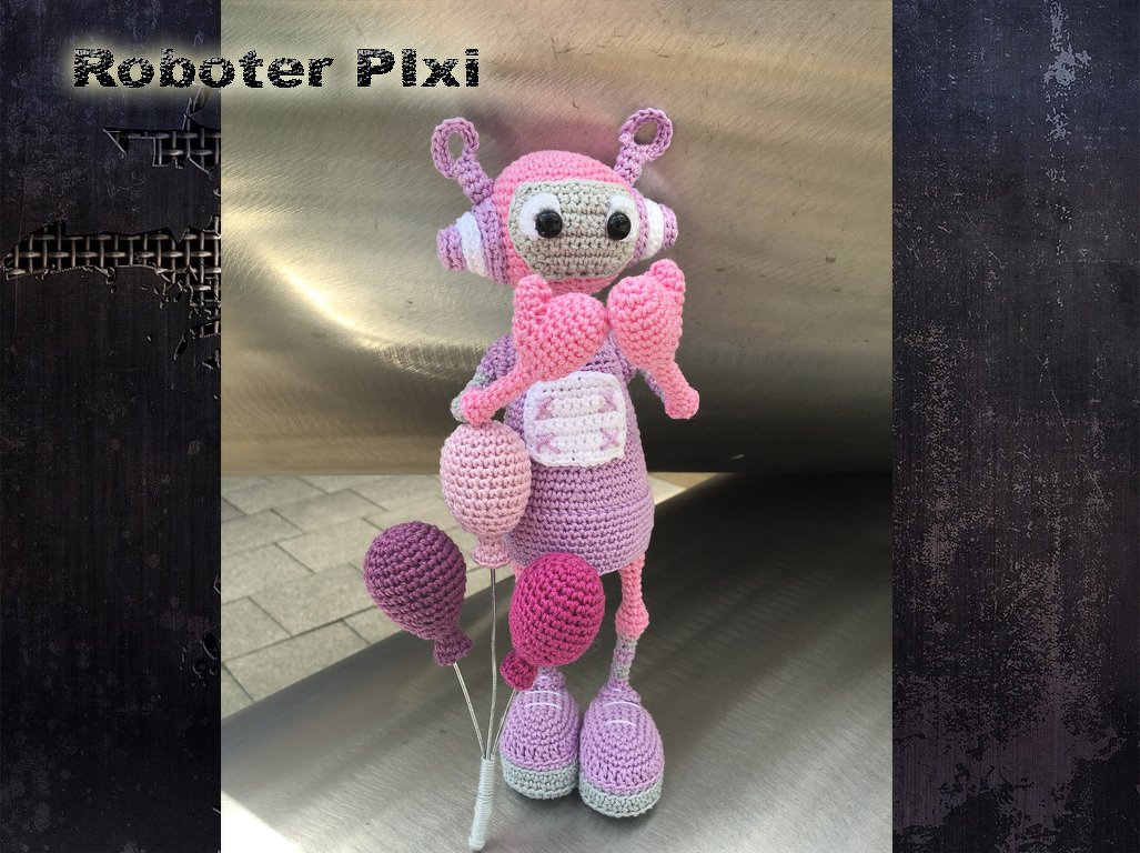 Roboter Pixi Häkelanleitung Amigurumi - Bild 2