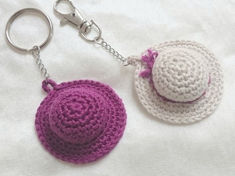 Taschenbaumler/Schlüsselanhänger häkeln - mit Chipversteck - Häkelanleitung