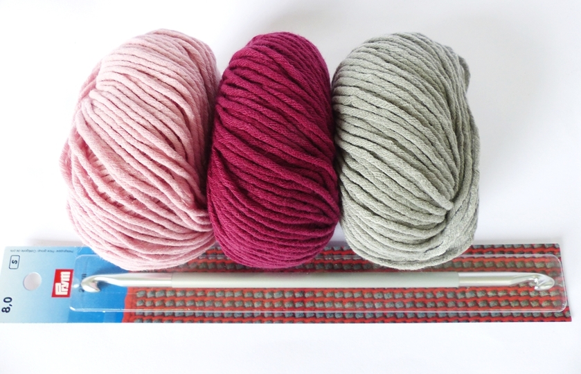 Häkelanleitung, Tunesische Häkelmütze mit Stern