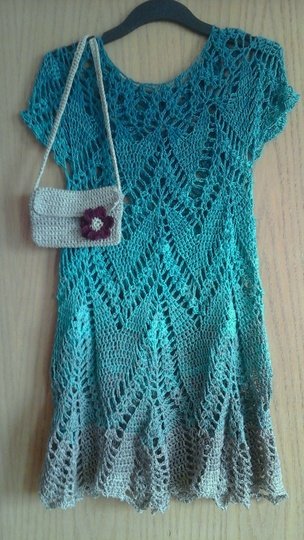 Tunika MORGENSONNE für Mädchen häkeln aus 1 Woolly Hugs BOBBEL-COTTON mit Veronika Hug