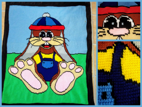 Decke für Kleinkinder (Hase)