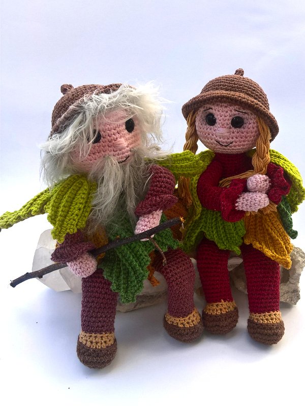 Häkelanleitung Waldwichtel Hermine und Ronny Morgentau - Bild 2