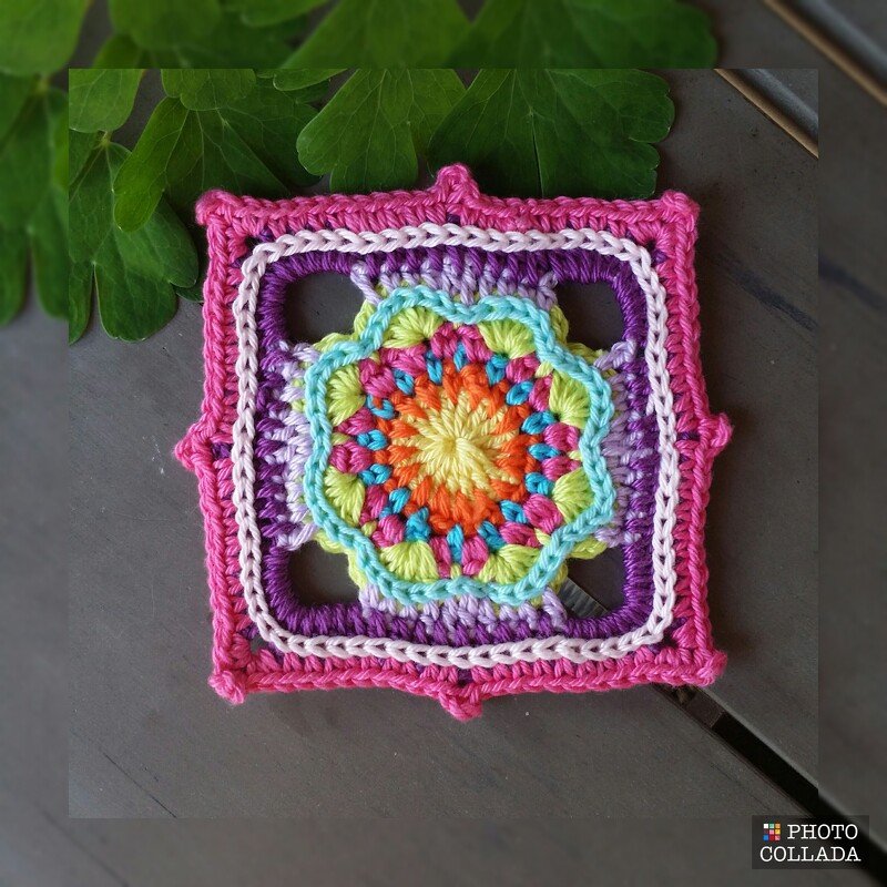 Kunterbuntes H&auml;kelquadrat / Granny Square