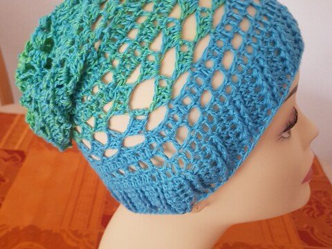 Mütze "Edegenia", für Groß und Klein, Häkelanleitung