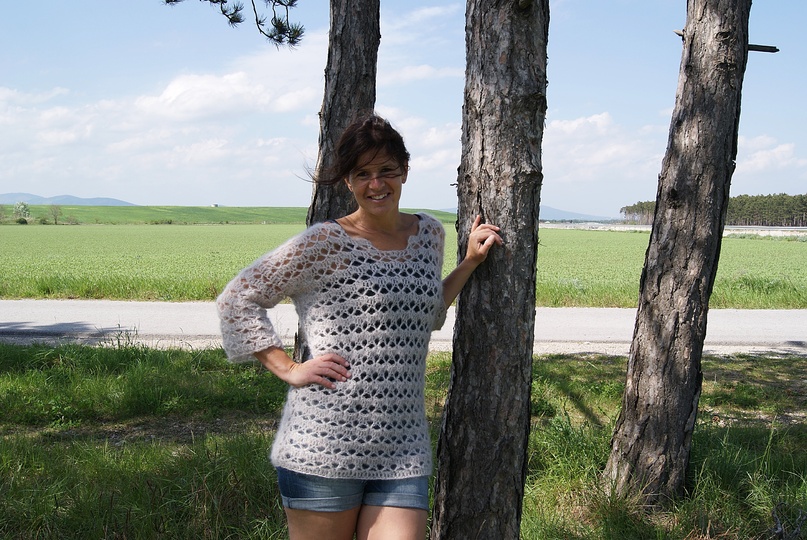 Lace-Pulli luftig-leicht (Gr. S/M und L/XL, leicht an alle Größen anzupassen)