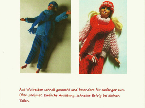 Strickanleitung Set für Modepuppen 29 cm