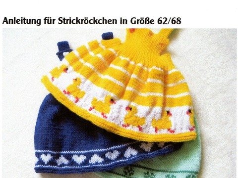 Strickanleitung Latzröckchen Gr. 56/62 und 68