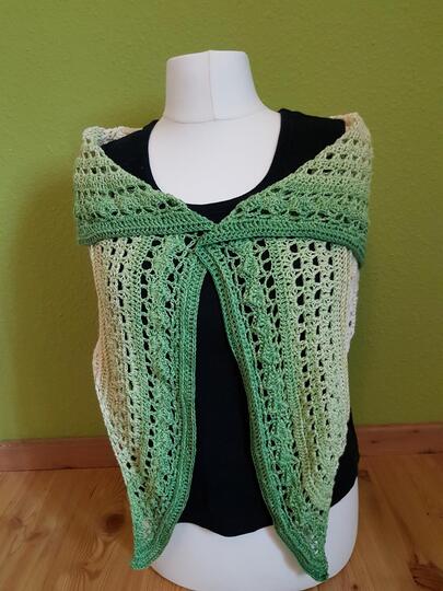 Häkelanleitung Tuch Midori