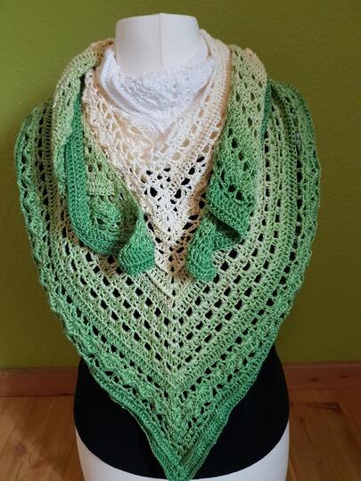 Häkelanleitung Tuch Midori