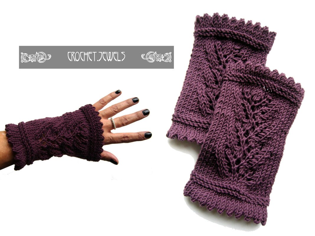 Strickanleitung für Pulswärmer Armstulpen Handstulpen #3