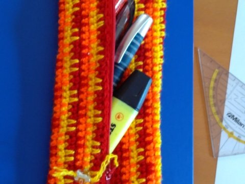 Häkelanleitung - Stiftemappe to go