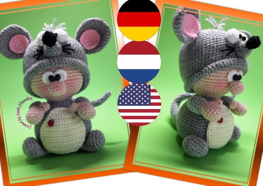 crochet pattern Mouse