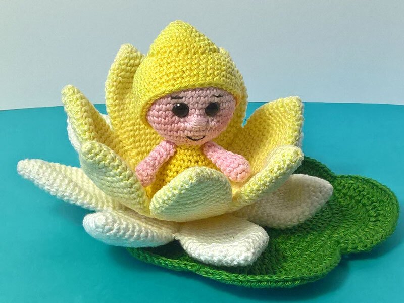 Crochet Pattern Flower Child Water Lily