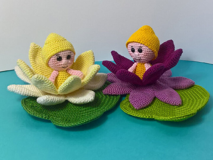 Crochet Pattern Flower Child Water Lily