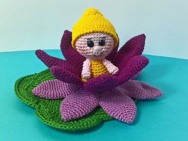 Crochet Pattern Flower Child Water Lily