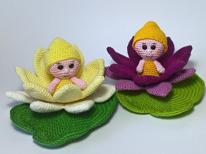 Crochet Pattern Flower Child Water Lily