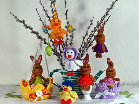 Crochet Pattern Easter decoration