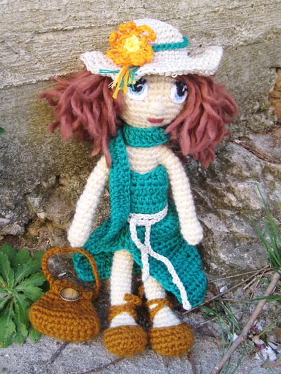 Crochet doll pattern - summer outfit