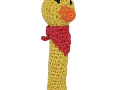 Babyrassel - Ente - Häkelanleitung