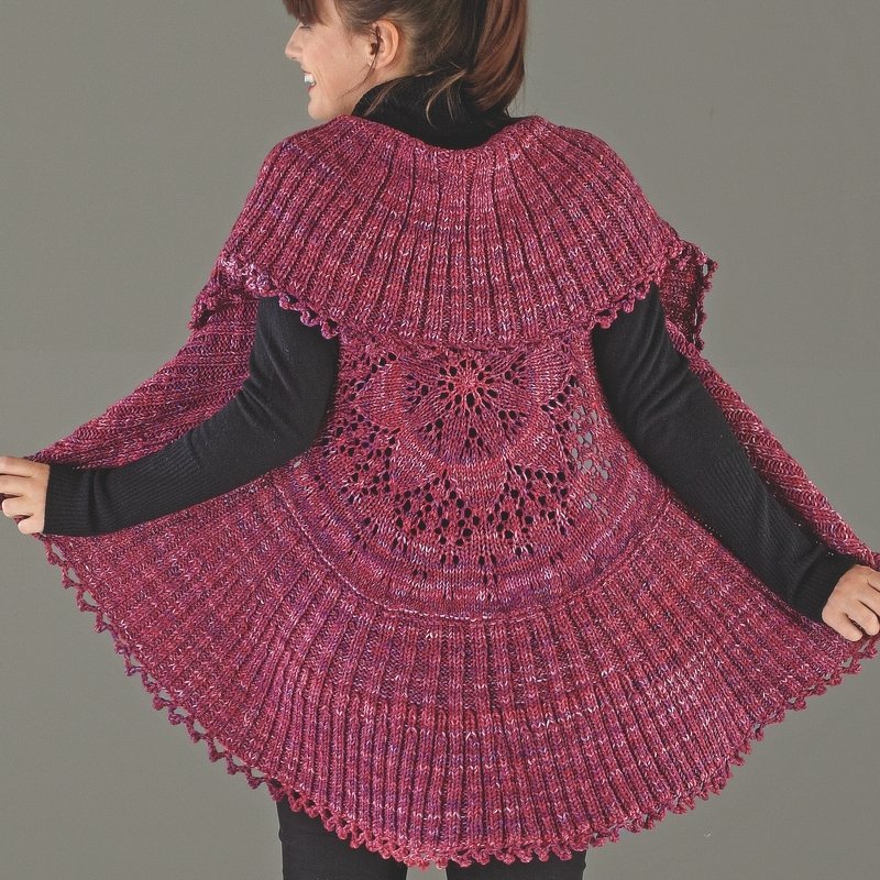 Strickanleitung Damenweste "Arbeitsstrumpf Color" 756169 - Bild 2