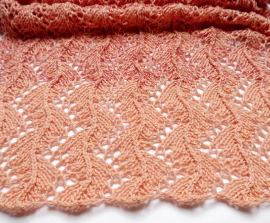 Knitting Pattern - Shawl TaBeeLa - gradient colored - No.177/E