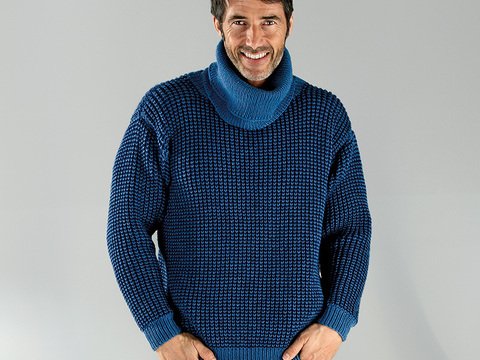 Strickanleitung Herrenpullover "Sidney" 758138