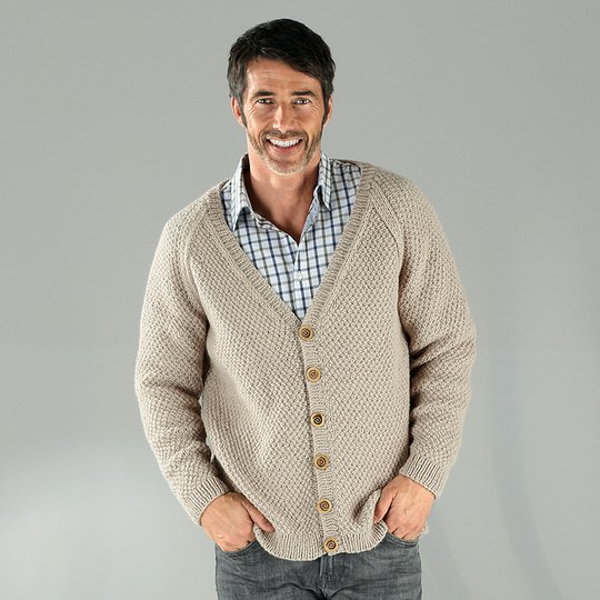 Strickanleitung Herrenjacke "Sporty" 758054