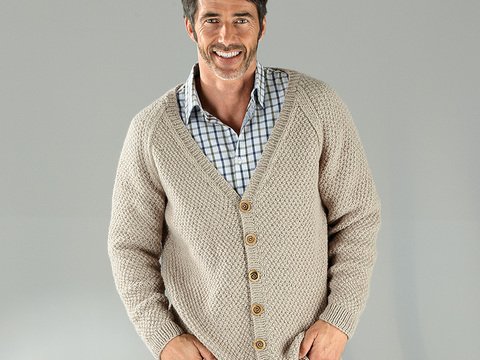 Strickanleitung Herrenjacke "Sporty" 758054