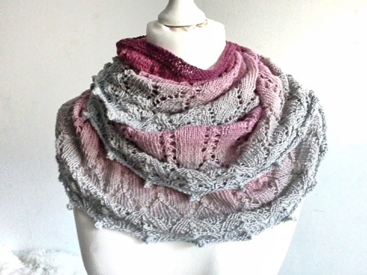 Strickanleitung Schal Titania Bobbel