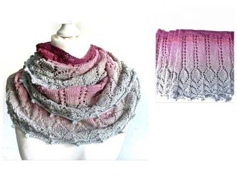 Strickanleitung Schal Titania Bobbel