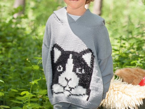 Strickanleitung Kapuzenpulli Gattu