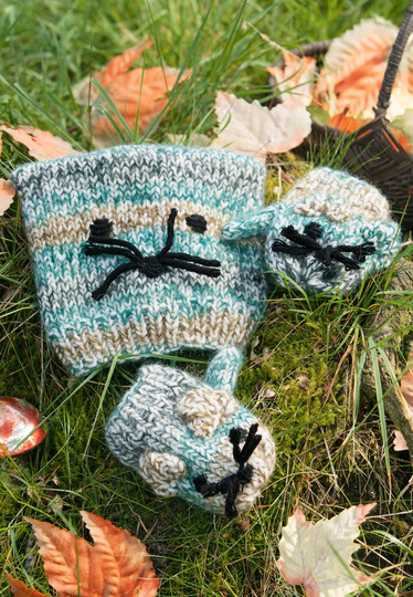 Strickanleitung Babyset Manteo