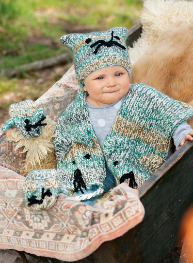 Strickanleitung Babyset Manteo