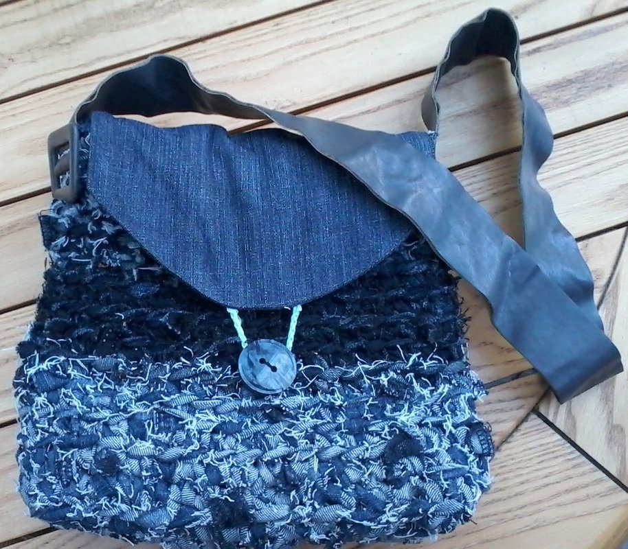 Rucksack/Tasche "Denim" - Upcycling von alten Jeans