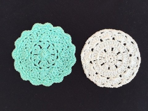 Sparset Häkelanleitung Untersetzer Retro Style 1 + 2