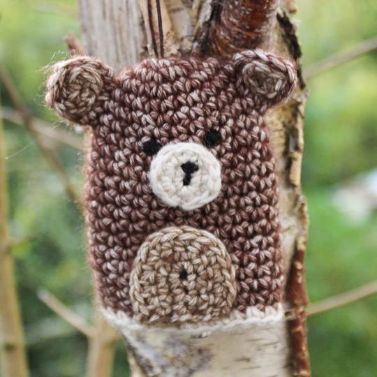 Schlüsselanhänger/Hülle Bär - Häkelanleitung super für Anfänger geeignet