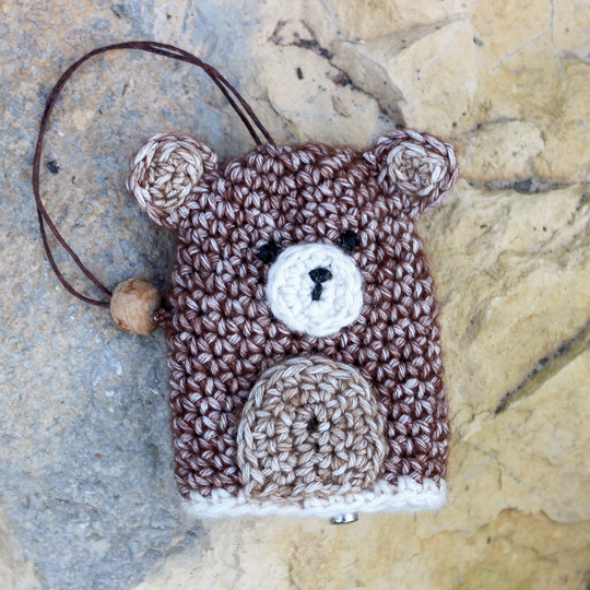 Schlüsselanhänger/Hülle Bär - Häkelanleitung super für Anfänger geeignet