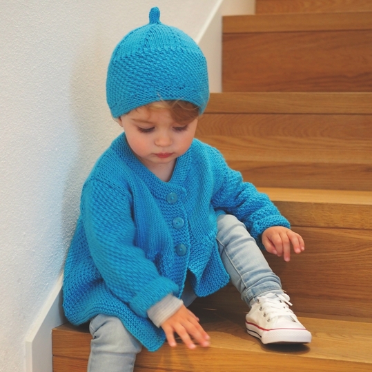 Strickanleitung Kinderjacke und Mütze "Milano" 758132