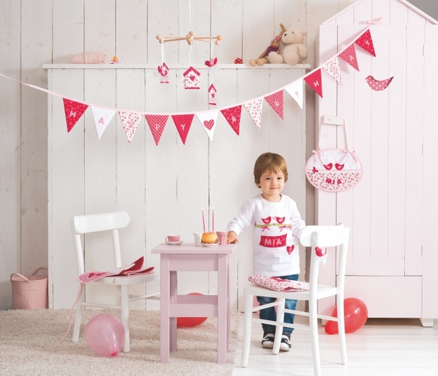 Geburtstags-Set für kleine Mädchen nähen