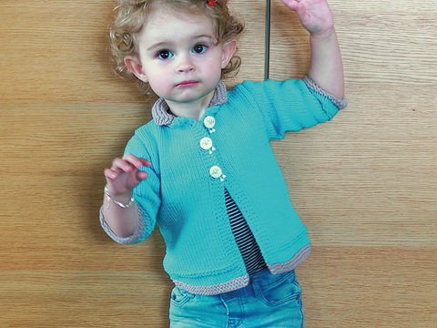 Strickanleitung Kinderjacke "Piano" 758050