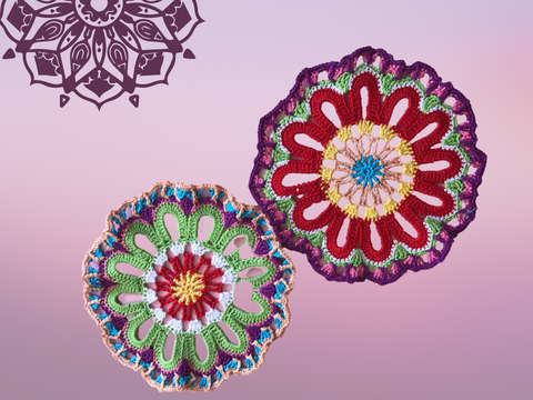 Häkelanleitung Mandala Deckchen