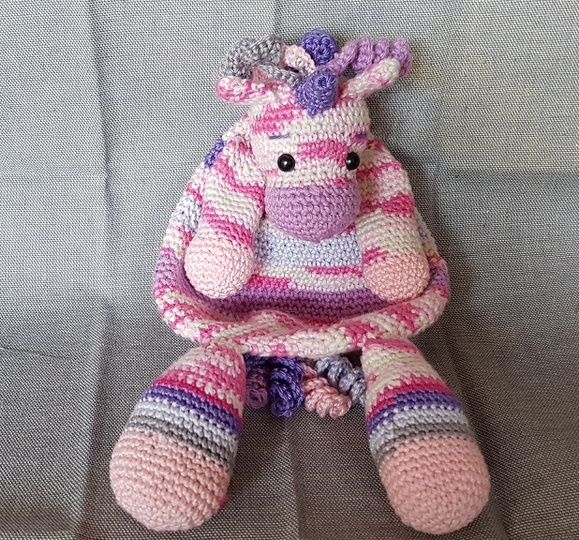 Kuscheltuch, Schmusetuch Einhorn