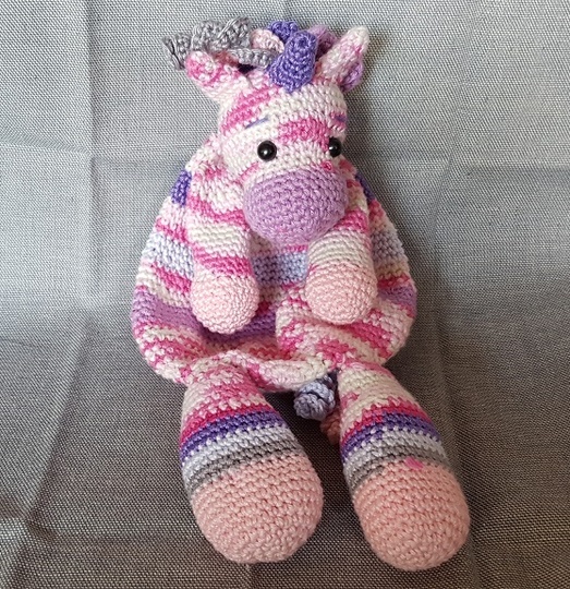 Kuscheltuch, Schmusetuch Einhorn