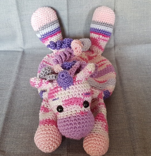 Kuscheltuch, Schmusetuch Einhorn