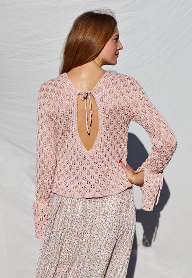 Ajourmusterpullover "Lya"