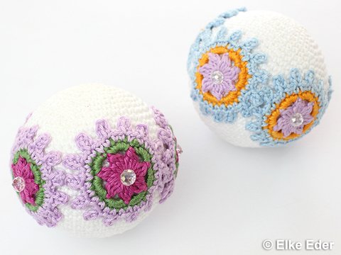 Häkelanleitung Dekokugel Christbaumkugel "Mandala"
