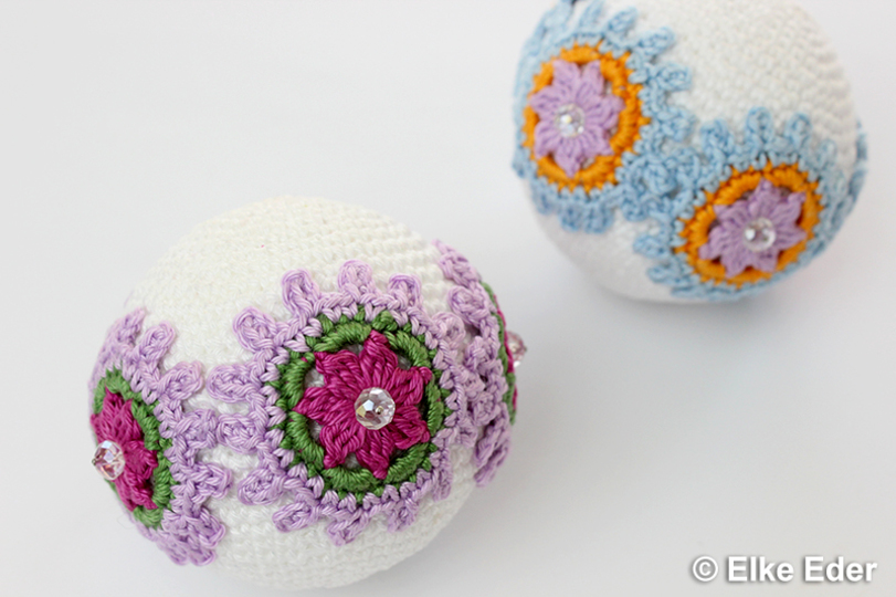 Häkelanleitung Dekokugel Christbaumkugel "Mandala"